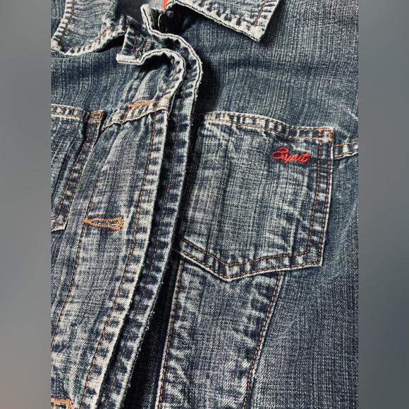 Esprit Denim Jean Jacket Medium - Picture 6 of 8